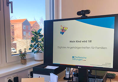 Rückblick: 1. Digitales Angehörigentreffen Screenshot Digitales Angehörigentreffen