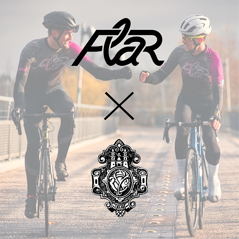 Rennradfahrer des FLaR Racing Teams und des Magdeburger Velozipeden-Club
