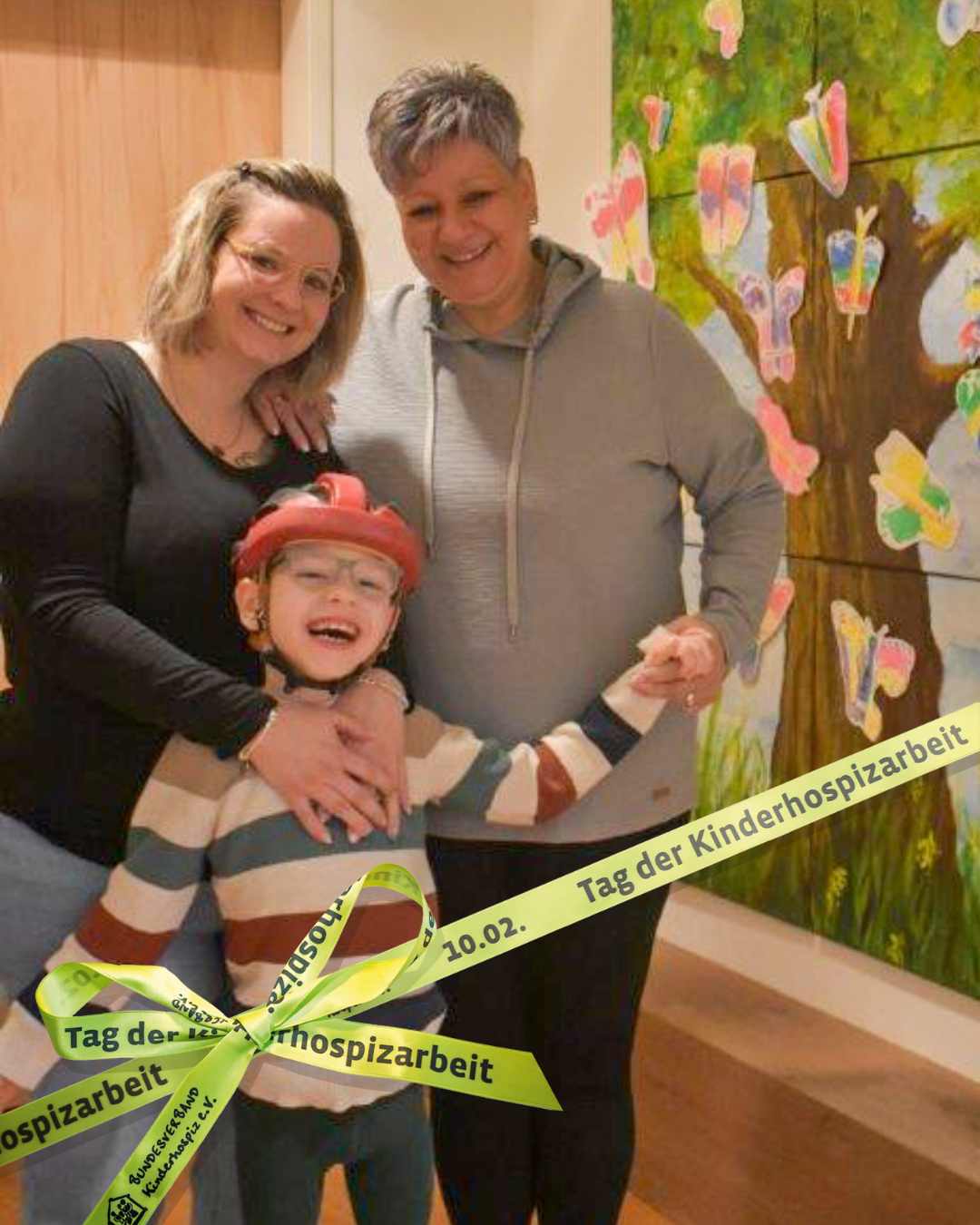 Familie K. mit Bruno im Kinderhospiz Magdeburg